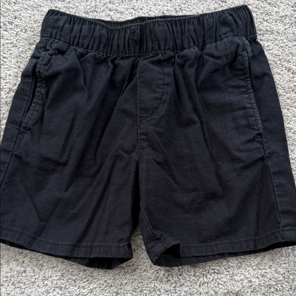 H&M Classic Black Kids Shorts, 2T